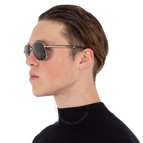 versace mens sunglasses ve2174|versace silver mirror.